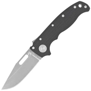 Nóż składany Demko AD20.5 Clip Point Black G10, Stonewashed CPM 20CV by Andrew Demko (205-20CV-BLK-CP) - Noże - miniaturka - grafika 1