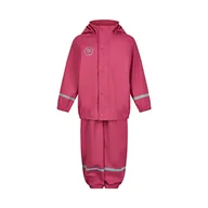 Kurtki i płaszcze dla chłopców - Color Kids Rain Set Solid Pu kurtka przeciwdeszczowa dla dzieci, uniseks, Honeysuckle, 104 - miniaturka - grafika 1
