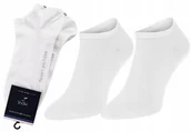 Skarpetki męskie - Tommy Hilfiger Skarpetki Stopki 2p White R. 43-46 - miniaturka - grafika 1