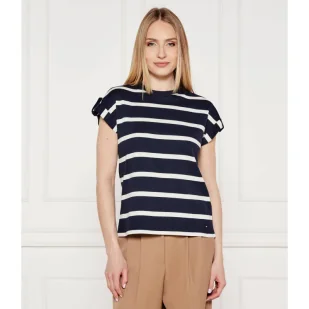 Tommy Hilfiger T-shirt Regular Fit - Koszulki i topy damskie - miniaturka - grafika 1