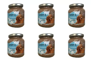 Leopold Karma mięsna z drobiem dla szczeniąt 6x300g + 10% Gratis (Słoik) - Mokra karma dla kotów - miniaturka - grafika 1
