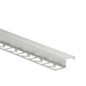 Narzędzia glazurnicze - Profil wykończeniowy schodowy aluminium 2.5 m Srebrny Standers 3276000719793 - miniaturka - grafika 1