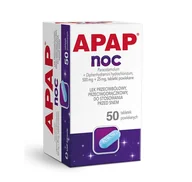 Przeziębienie i grypa - US Pharmacia Apap Noc 500mg 50 szt. - miniaturka - grafika 1