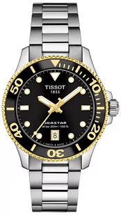 Zegarek Zegarek Tissot T120.210.21.051.00 SEASTAR 1000 36MM - Zegarki damskie - miniaturka - grafika 1