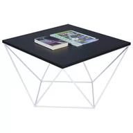 Ławy i stoliki kawowe - Nowoczesny stolik kawowy czarny + biały - Galapi 3X - miniaturka - grafika 1