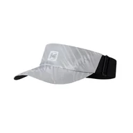 Czapki męskie - Daszek do biegania Buff Go Visor Jaru Light Grey - miniaturka - grafika 1