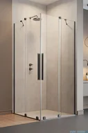 Kabiny prysznicowe - Radaway Furo Brushed GunMetal KDD kabina 110x110cm szczotkowany grafit 10105110-92-01L/10105110-92-01R - miniaturka - grafika 1