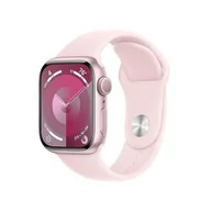 Smartwatch - Apple Watch Series 9 GPS 41mm Aluminium Sport S/M Różowy - miniaturka - grafika 1