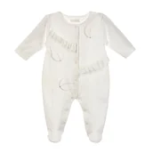 Pajacyki dla niemowląt - Pajac bawełniany Elizabeth, złamana biel 62 - miniaturka - grafika 1