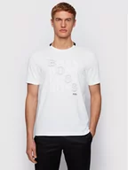 Koszulki męskie - Hugo Boss T-Shirt Teeonic 50447948 Biały Regular Fit - miniaturka - grafika 1