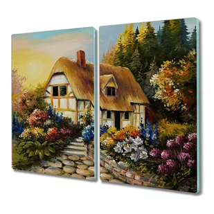 Deska 2x30x52 Kwiaty maki do krojenia z nadrukiem, Coloray - Deski do krojenia - miniaturka - grafika 1