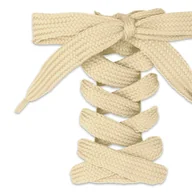 Akcesoria obuwnicze - Sznurówki do butów długie beżowe płaskie klasyczne do obuwia długość 180cm - miniaturka - grafika 1