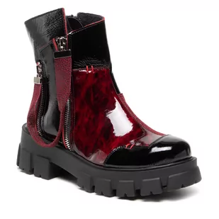 Maciejka Botki 05137-33/00-7 Bordo 2 - Botki damskie - miniaturka - grafika 1