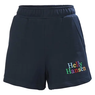 Damskie Spodenki HELLY HANSEN W CORE SWEAT SHORTS 54081_597 – Granatowy - Spodenki damskie - miniaturka - grafika 1