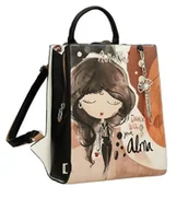 Plecaki - Anekke Alma plecak prostokątny z dziewczynką - miniaturka - grafika 1