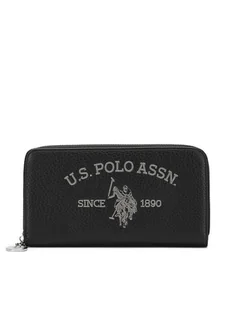 U.S. Polo Assn. Portfel WIUXT8413WVP Czarny - Portfele - miniaturka - grafika 1