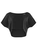 Koszulki i topy damskie - WINSHAPE WINSHAPE Krótkie damskie krótkie, super lekkie damskie funkcjonalny top Dt104 czarny czarny XL DT104 - miniaturka - grafika 1