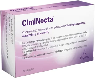 Suplement diety Gynea Ciminocta 30 kapsułek (8470001996312) - Aminokwasy - miniaturka - grafika 1
