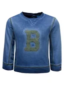 Bluzy dla chłopców - Chłopięca bluza z nadrukiem niebieska Lief r.68 - miniaturka - grafika 1