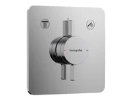 Baterie wannowe i prysznicowe - Hansgrohe DuoTurn Q - Bateria podtynkowa do 2 odbiorników, chrom 75414000 - miniaturka - grafika 1