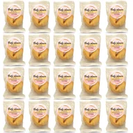 Desery dla dzieci - D&D Fun Cookies / Zestaw Ciasteczek Z Wróżbą Z Naklejką Okrągłą "Baby Shower Pink" 20 Sztuk - miniaturka - grafika 1