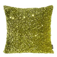 Poszewki na poduszki - Euro Firany Poszewka Cyrkonia Cekin Belisa 45 x 45 Zielony 1224306 - miniaturka - grafika 1