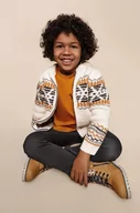 Swetry dla chłopców - Mayoral kardigan dziecięcy kolor beżowy - miniaturka - grafika 1