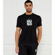 Koszulki męskie - HUGO T-shirt Dalayer Regular Fit - miniaturka - grafika 1