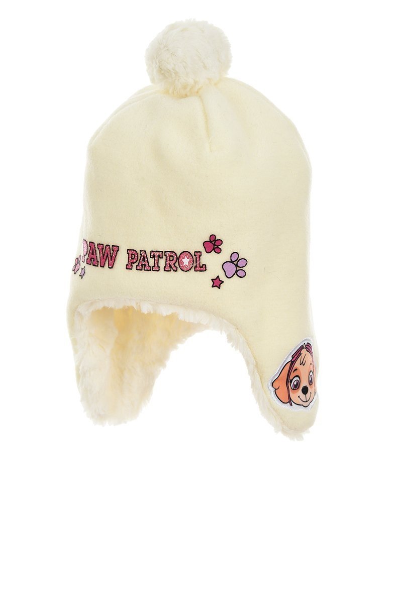 Zimowa czapka niemowlęca, dla dziewczynki, Psi Patrol, Skye, Everest, kolor biały rozmiar 48 cm