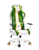 Fotele gamingowe - Fotel gamingowy Diablo X-One 2.0 Normal: Craft Edition Biało-Zielony - miniaturka - grafika 1