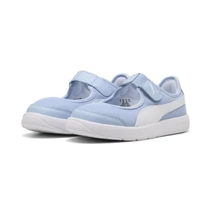Dziecięce sneakersy Courtflex v3 Lina V PUMA Haute Tropic White Blue - Odzież sportowa dziecięca - miniaturka - grafika 1