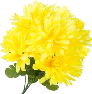 KWIATY sztuczne CHRYZANTEMY na stroik GAŁĄZKA ozdoba PALMA do wazonu BUKIET - Sztuczne kwiaty - miniaturka - grafika 1