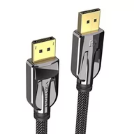 Kable komputerowe i do monitorów - Vention DisplayPort Dp 1.4 8K 32.4Gbps Oplot 1m - miniaturka - grafika 1