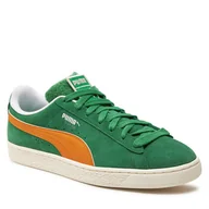 Półbuty męskie - Sneakersy Puma Suede Patch 395388-01 Archive Green/Frosted Ivory - miniaturka - grafika 1