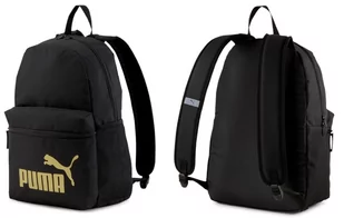 Plecak szkolny sportowy PUMA unisex, złoty nadruk - Plecaki szkolne i tornistry - miniaturka - grafika 1