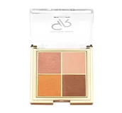 Cienie do powiek - Golden Rose - Quattro Eyeshadow Palette - Paleta 4 cieni do oczu - 4x2,2 g - 07 BRONZE VISION - miniaturka - grafika 1