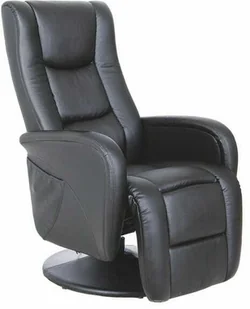 Recliner Halmar PULSAR czarny funkcja masażu  - Fotele - miniaturka - grafika 1