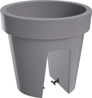 Donice - Prosperplast Doniczka na balustradę, skrzynka balkonowa LOFLY RAILING DLOFR250-405U, Kolor Szary kamienny, Prosperplast, Wymiary 24.5x22.5 cm - miniaturka - grafika 1