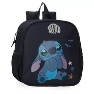 Plecaki szkolne i tornistry - Joumma Disney Stitch Excited Plecak Przedszkole Czarny 21x25x10 cms 5,25l Poliester, Czarny (Black), Talla única, plecak przedszkolny - miniaturka - grafika 1
