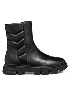 Geox Botki D Vilde D46UAB 0TUBC C9999 Czarny - Botki damskie - miniaturka - grafika 1