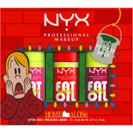 Palety i zestawy do makijażu - NYX Fat Oil Trio 03 Zestaw błyszczyków do ust - miniaturka - grafika 1
