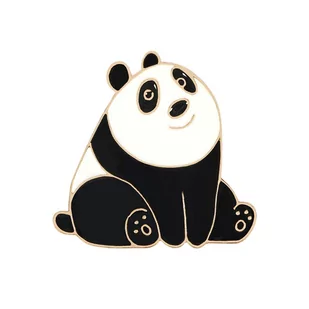 Przypinka - panda - Broszki - miniaturka - grafika 1