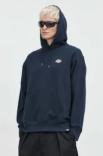Dickies bluza bawełniana męska kolor granatowy z kapturem gładka - Bluzy męskie - miniaturka - grafika 1