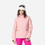 Kurtki narciarskie - Damska Kurtka ROSSIGNOL W FLAT JKT RLMWJ06_34C – Różowy - miniaturka - grafika 1