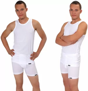 COOL podkoszulek - męski .S .biały - Koszulki sportowe męskie - miniaturka - grafika 1