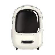 Sprzęt podróżny i transportery dla psów - PetKit Cat Carrier Breezy Dome 2 - Cream White - miniaturka - grafika 1