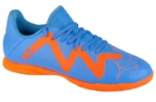 Piłka nożna - Puma Future Play IT Jr 107204-01, dla chłopca, buty halowe - halówki, Niebieski - miniaturka - grafika 1