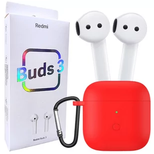 XIAOMI REDMI BUDS 3 + ETUI czerwone - Słuchawki - miniaturka - grafika 1