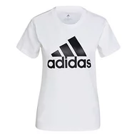 Koszulki i topy damskie - Adidas Damska koszulka W Bl T Czarny, biały XS GL0649 - miniaturka - grafika 1