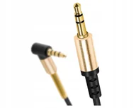 Akcesoria do słuchawek - KABEL SŁUCHAWKOWY AUX AUDIO MINI JACK Z MIKROFONEM - miniaturka - grafika 1